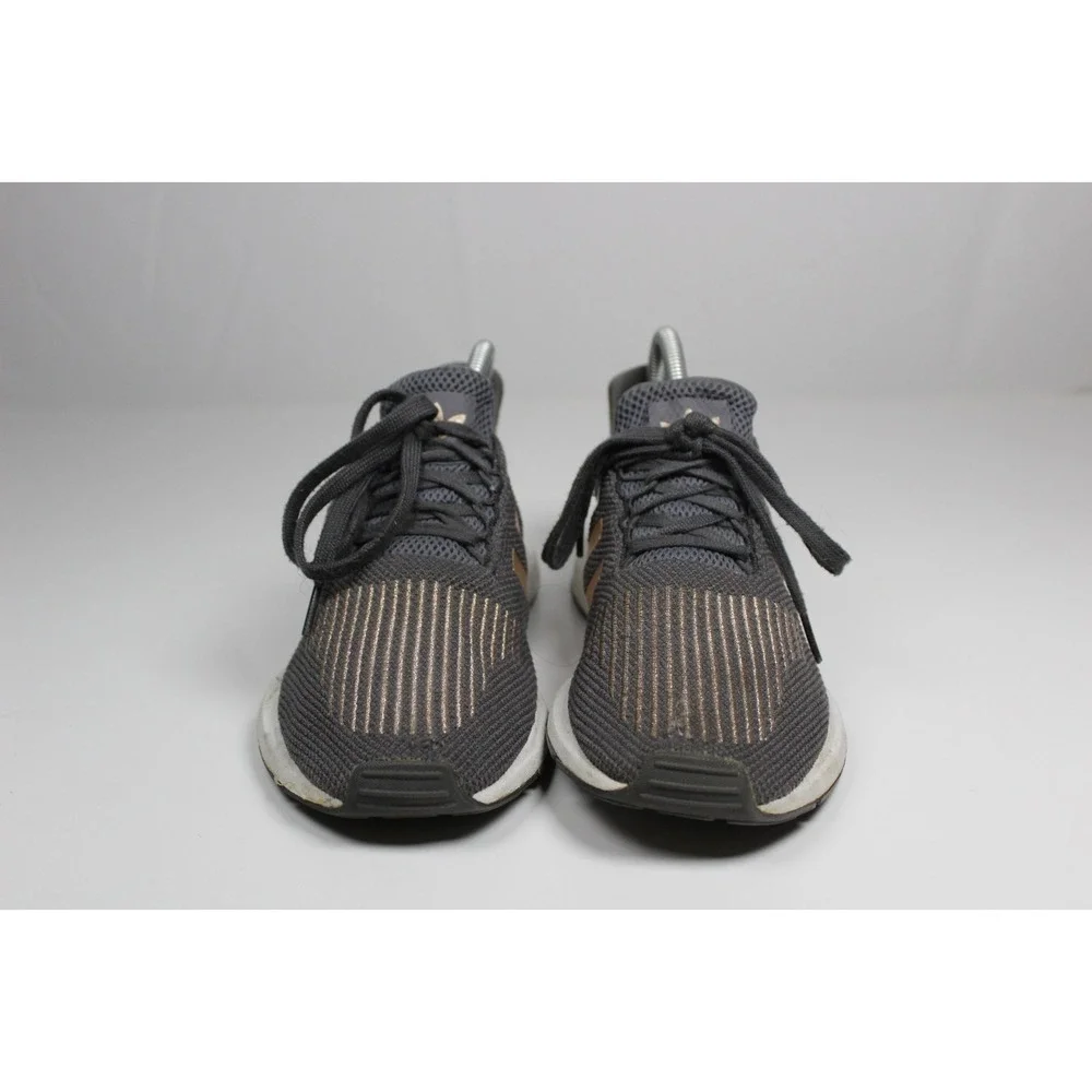 Adidas Swift Run J CQ2598 Boys 6 Running Shoes Gray Five/Copper Metallic Sneaker